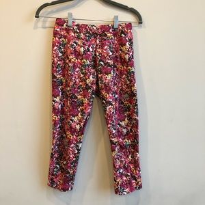 Adidas Pink Camo Sports Gym Camouflage Workout Athletic Leggings Women's Pants S